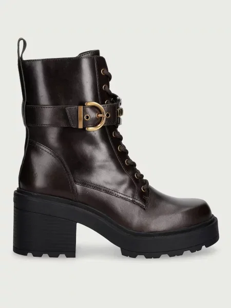 Pantofi Pinko din piele maro