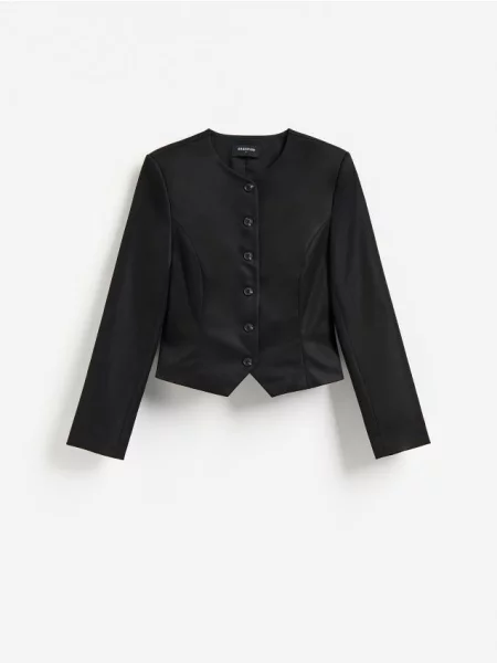 Reserved Blazer cu un singur nasture negru