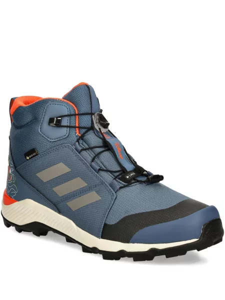 Pantaloni Adidas Campus cu șireturi cu dungi din dantelă roșu