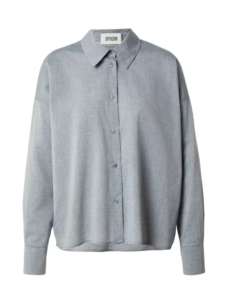 DRYKORN Bluză CLOELIA fumuriu albastru