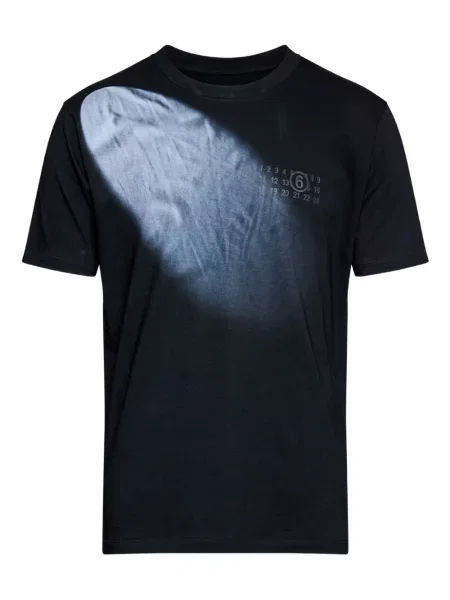 Tricou Mm6 Maison Margiela cu imagine negru