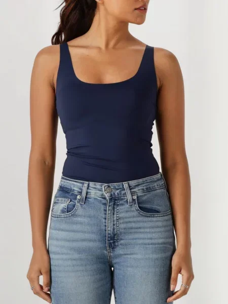Coster Copenhagen Top CC Heart bleumarin