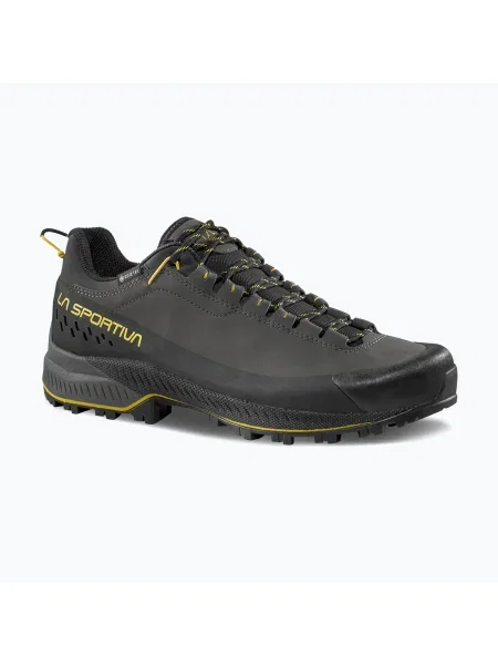 Мъжки туристически обувки La Sportiva Evo GTX carbon/yellow сиво