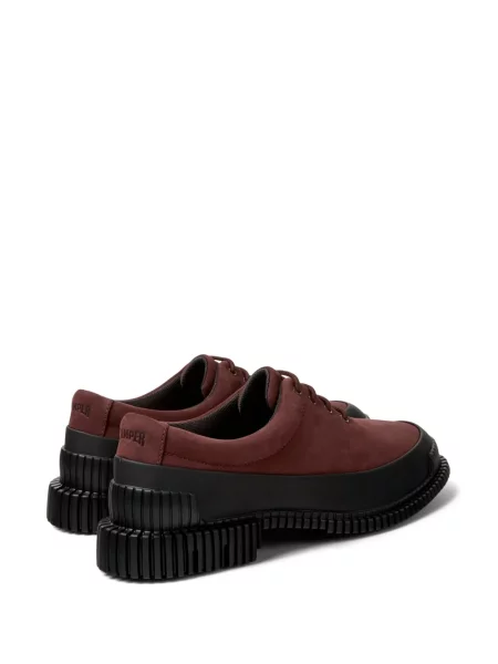 Ниски обувки Camper с връзки с дантела червено