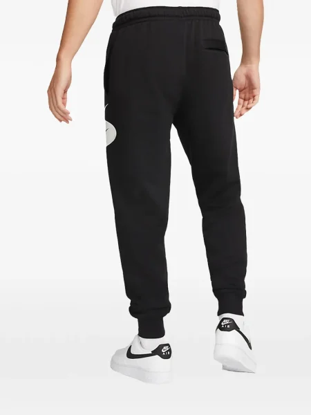 Prugasta vesta Nike s okruglim izrezom od flisa crvena