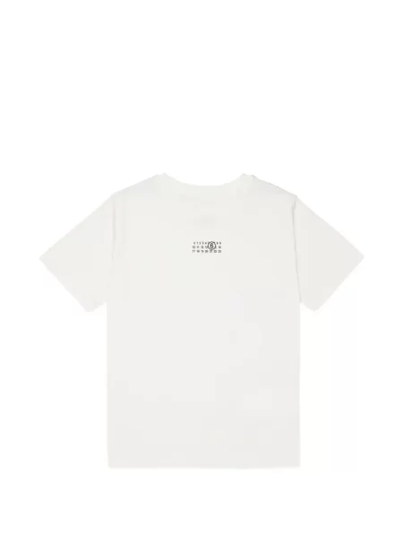 Dětské tričko Mm6 Maison Margiela bílé
