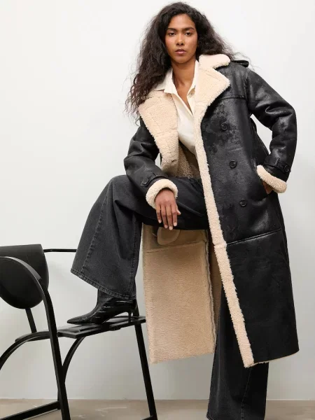 Answear.LAB płaszcz czarny