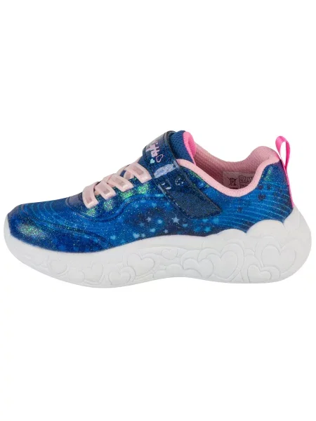 Buty sportowe Sneakersy dziewczęce Eternal Heart Lights niebieskie