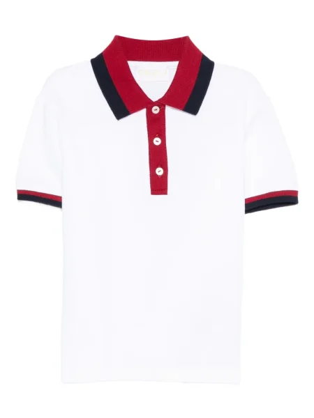 Koszulka polo dziecięca Gucci biała