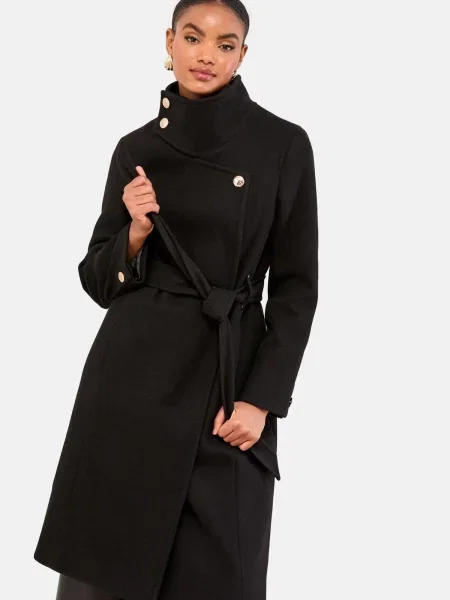 Lipsy Palton de primăvară-toamnă negru