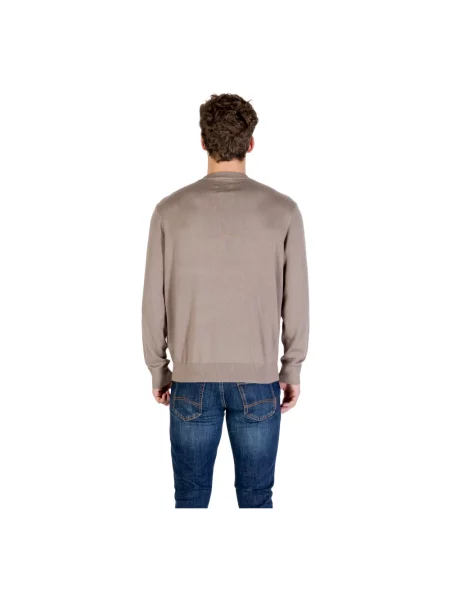 Sweter Armani Exchange brązowy