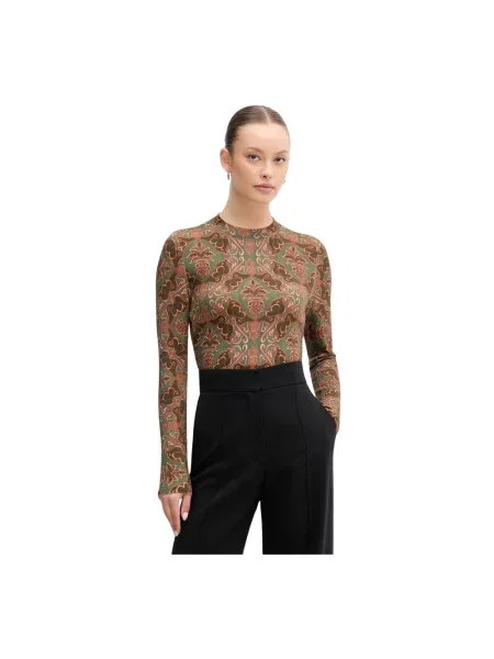 Sweter Barbour wełniany brązowy