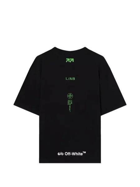 Tricou L/ab C/o Off-white alb