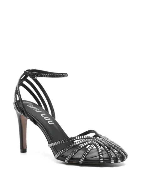 Pantofi cu toc Bibi Lou de cristal negru