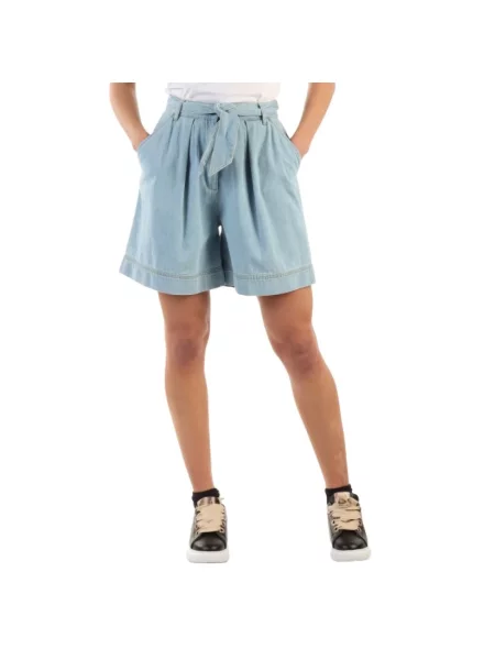 Szorty jeansowe Pinko niebieskie