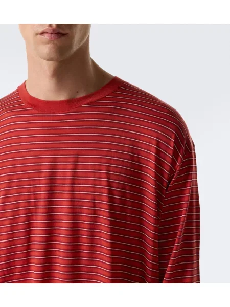 Tricou Auralee de lână roșu