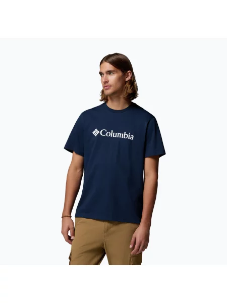 Tricou pentru bărbați Columbia CSC Basic Logo Tee collegiate navy/gem columbia
