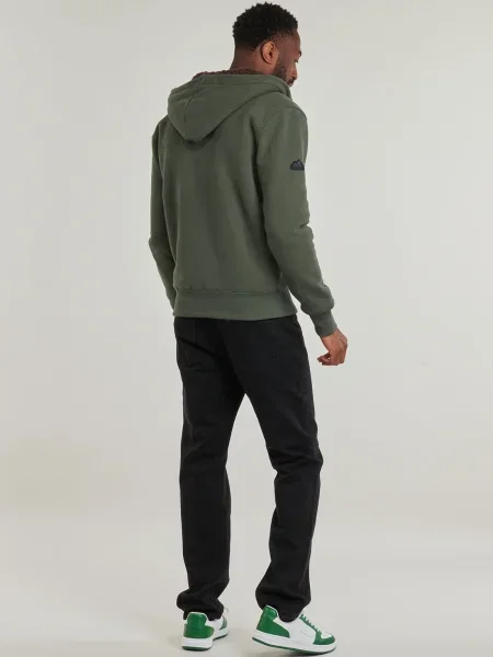 Geacă Superdry cu glugă kaki