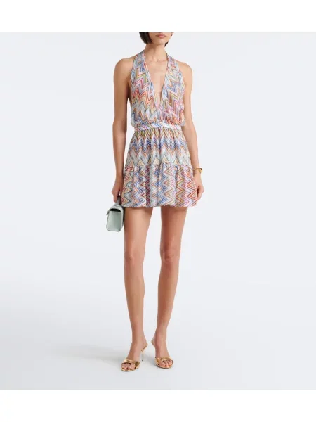 Rochie Missoni cu gât halter