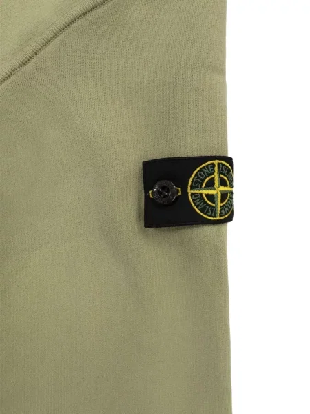 Bluza z kapturem dziecięca Stone Island zielona