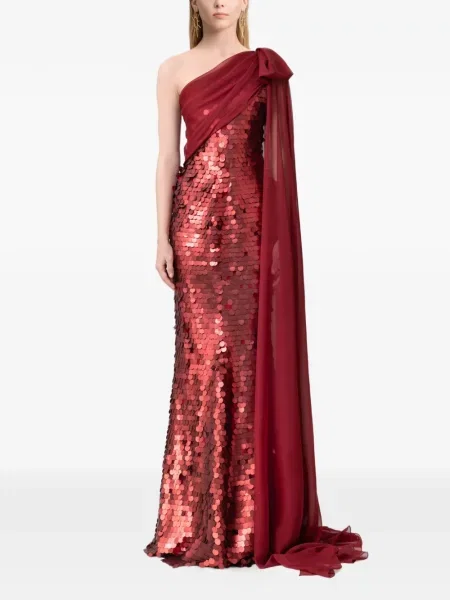 Sukienka maxi Gemy Maalouf czerwona