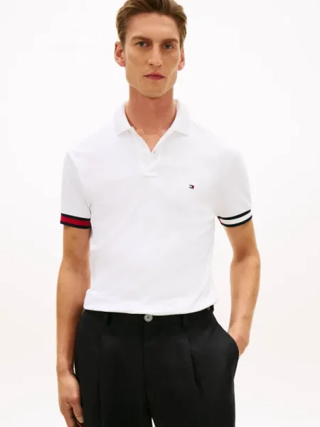 Tommy Hilfiger Tricou polo alb