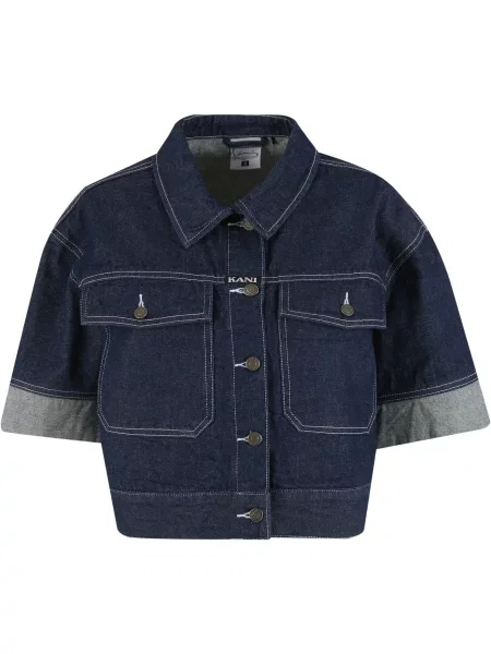 Karl Kani Geacă de primăvară-toamnă denim albastru