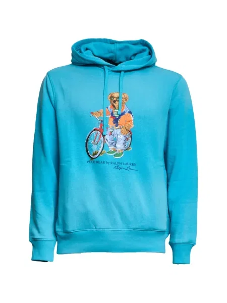 Grafic hanorac cu glugă Polo Ralph Lauren albastru