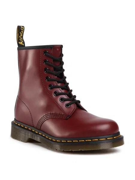 Берци Dr. Martens Smooth Cherry Red бордові