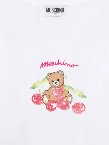 Tricou copii Moschino alb
