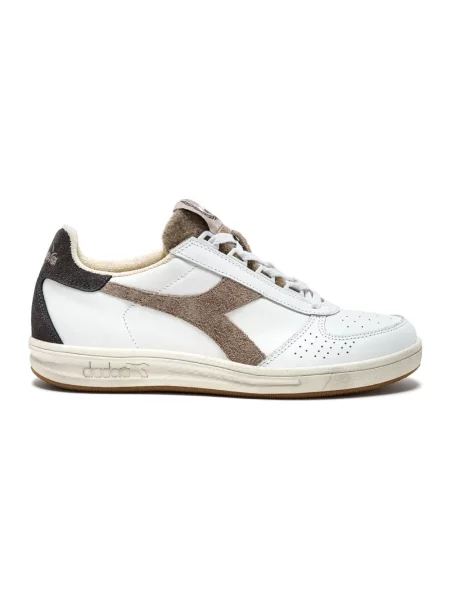 Sneakersy Diadora skórzane białe