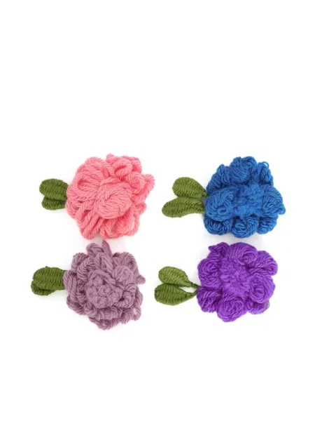 Brosa Amir Slama cu model floral roz