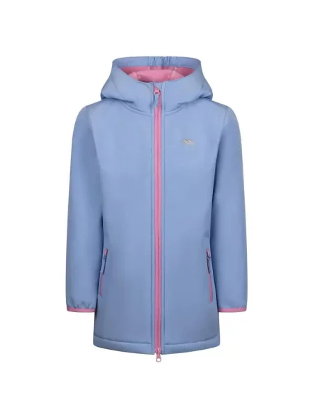Dziewczęca Kurtka Soft Shell Brennagh niebieska