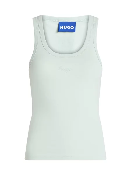 HUGO Top pastel verde