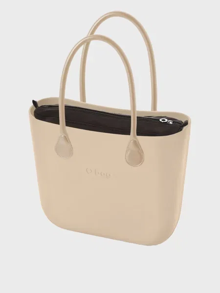 Классическая сумка O Bag бежевая