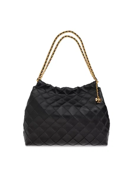 Torebka Tory Burch skórzana czarna