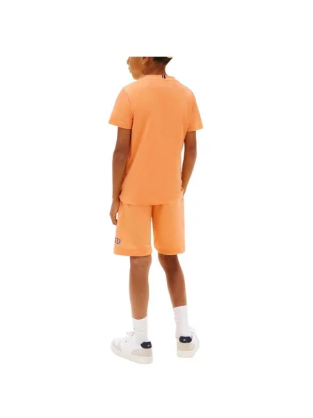Tricou copii Tommy Hilfiger portocaliu