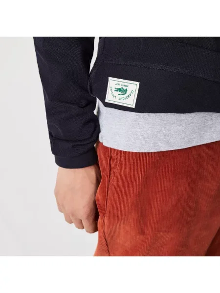 Поло Lacoste синее