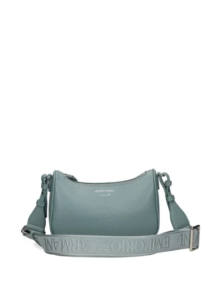 Body Emporio Armani cu bretele cu autograf albastru