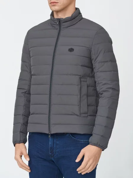 Пуховик Emporio Armani сірий