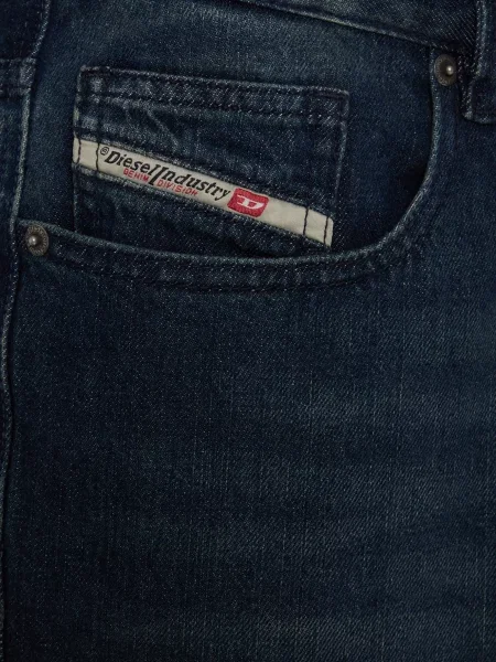 Короткие джинсовые шорты Diesel синие
