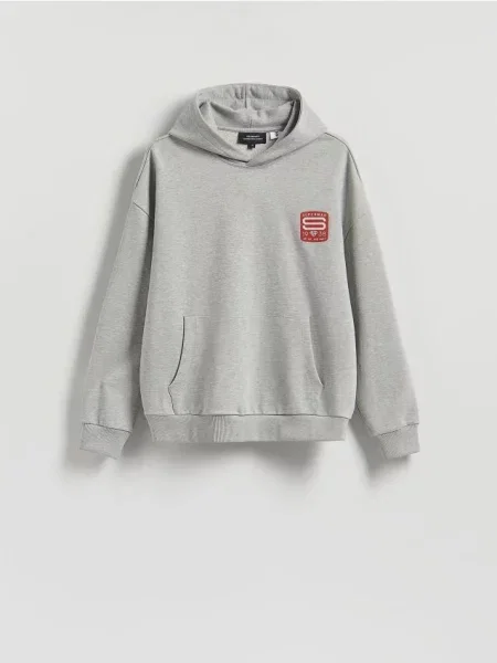 Reserved Hanorac cu glugă SUPERMAN™ deschis gri