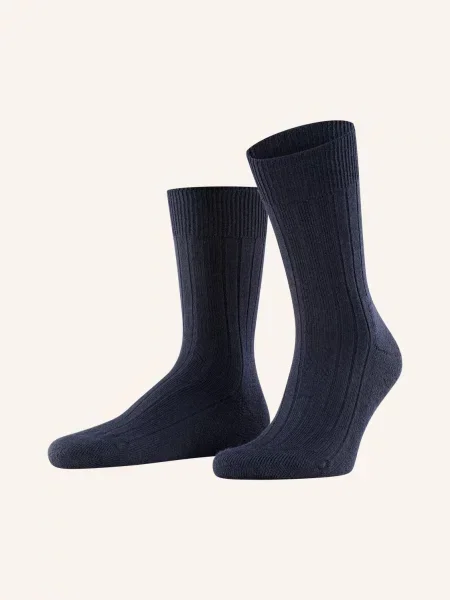 Falke Skarpety Teppich Im Schuh Z Wełny Merino blau