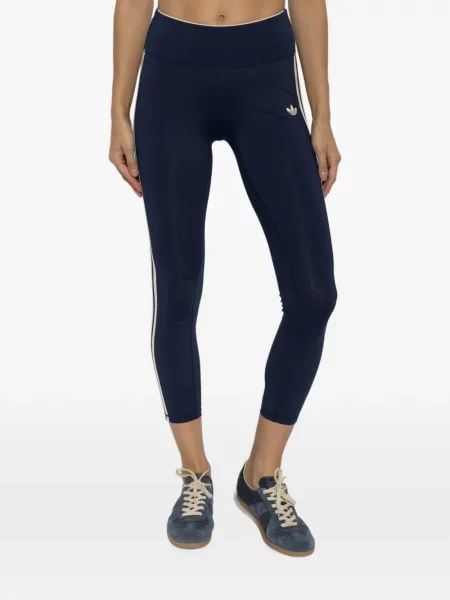 Leggings Adidas cu broderie negru