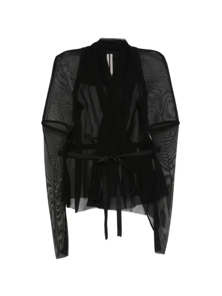 Juosmuo striukė Rick Owens kaklaraiščiai juoda