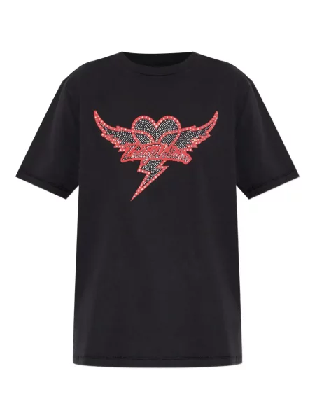 Tricou Zadig&voltaire cu motiv cu inimi negru