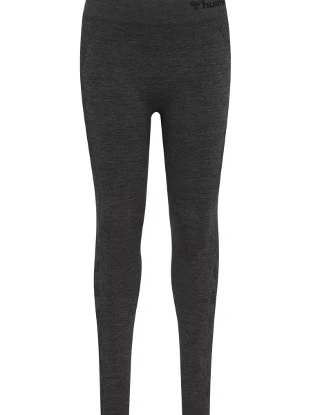 Dziewczęce bezszwowe legginsy Hummel Ci czarne