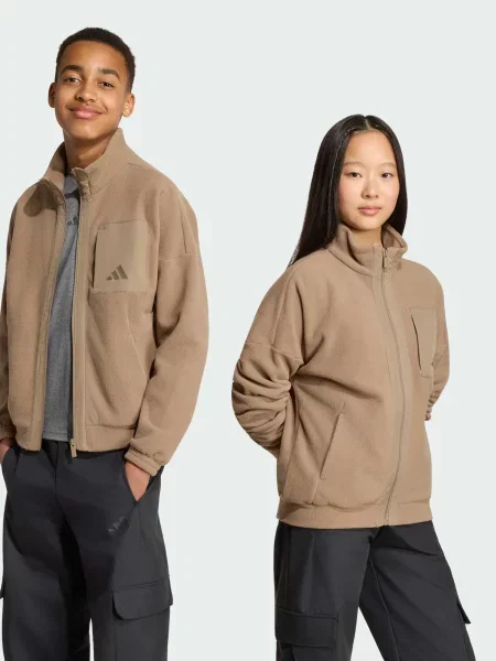 Детский свитер Adidas бежевый