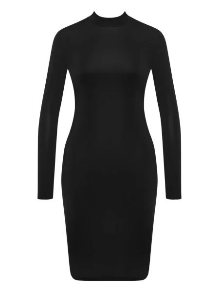 Rochie maxi Maison Close până la genunchi cu spatele deschis de costum negru