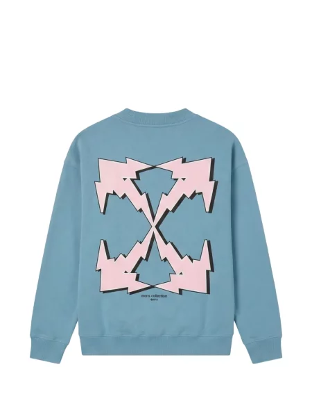 Hanorac Off-white cu imagine alb